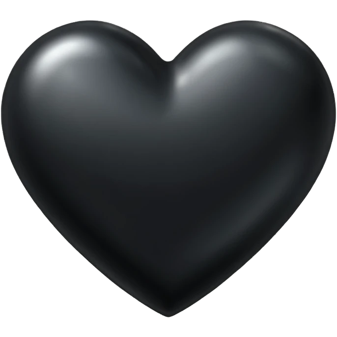 Black Heart H emoji