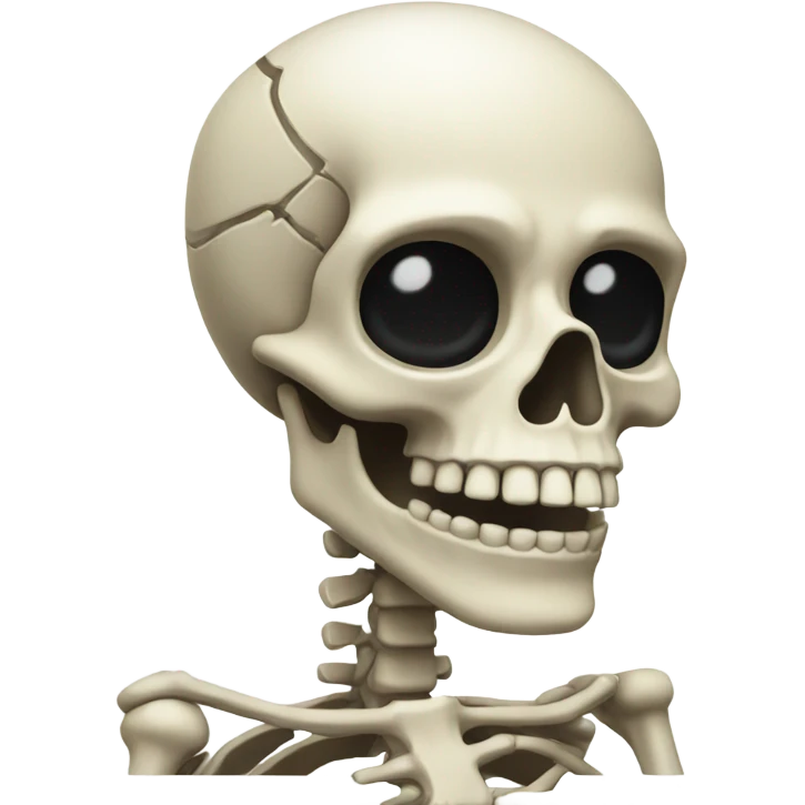 Idk skeleton  emoji