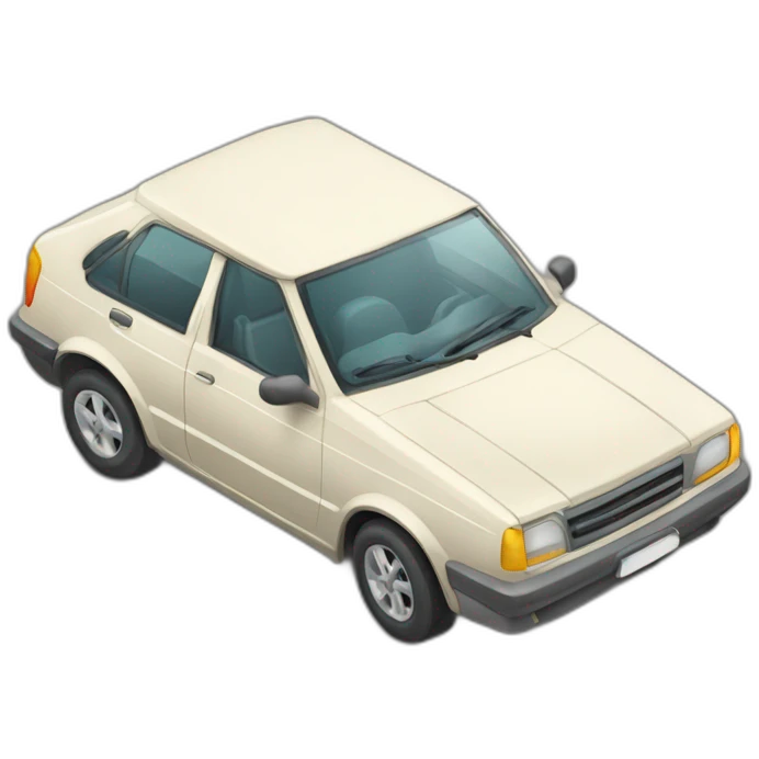 carro chegando no portão emoji