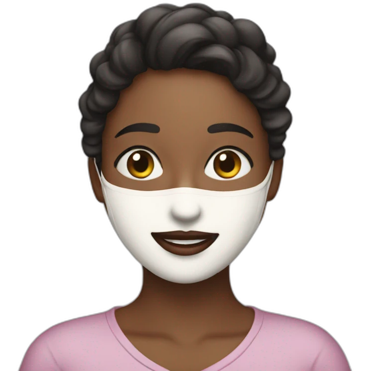 laura utilizando cremas emoji