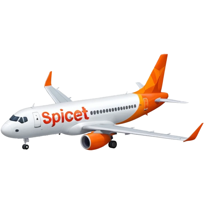 Spicejet A320neo flight emoji