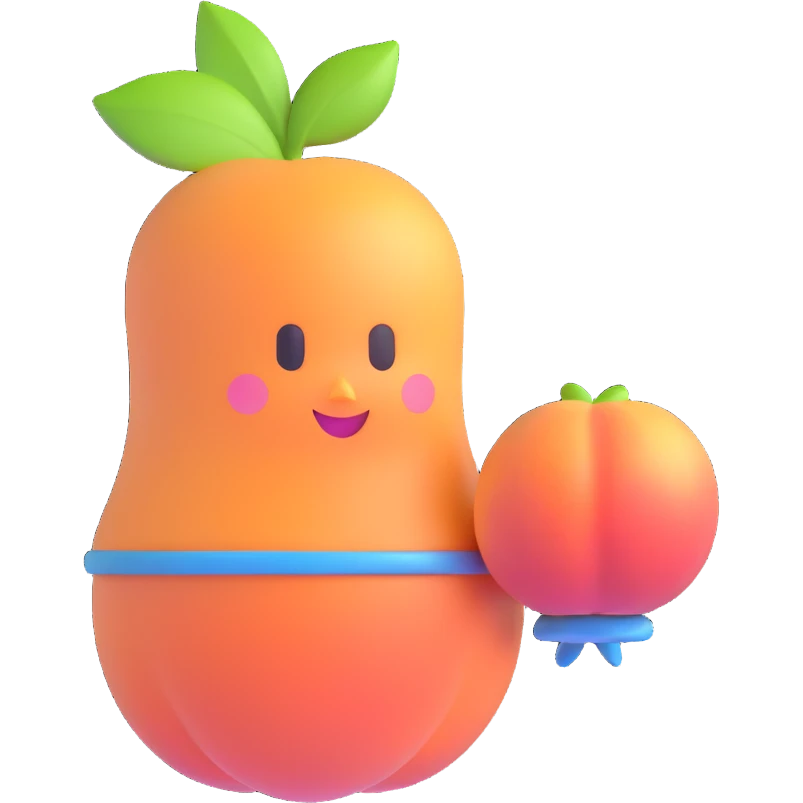 peach bell emoji