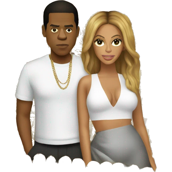 Beyonce and jay-z emoji