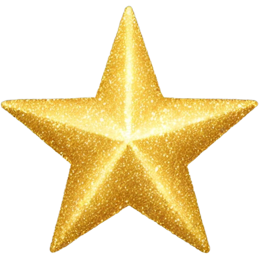 gold sparkle star emoji