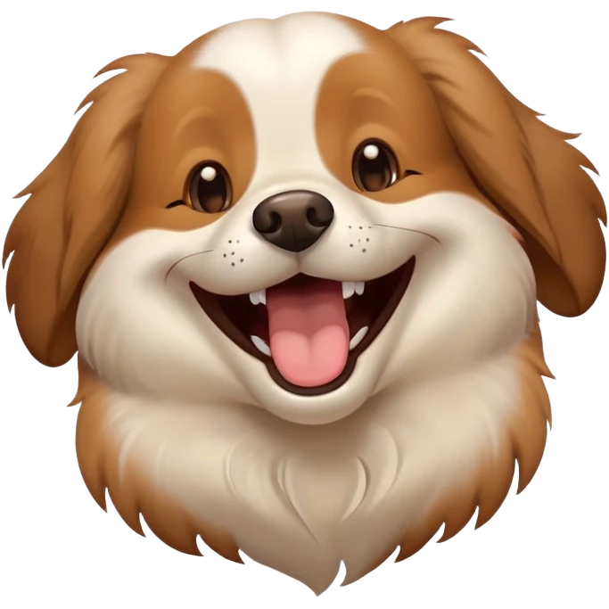 Dog laughing  emoji