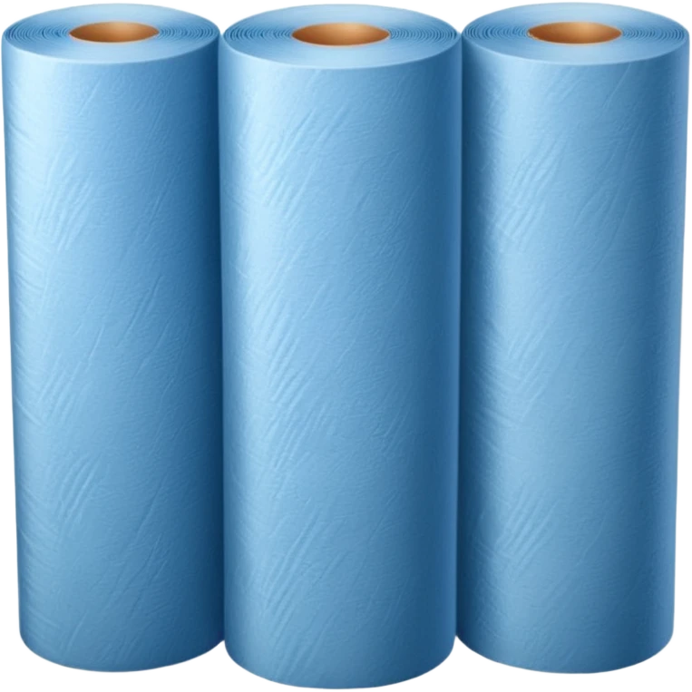 A roll of blue wallpaper  emoji