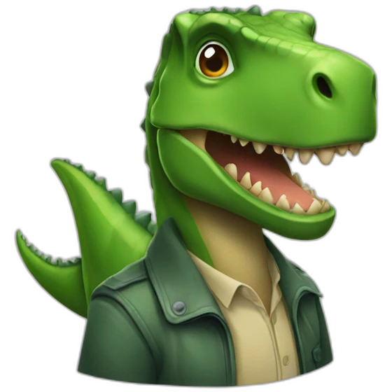 Dinosaur developer emoji