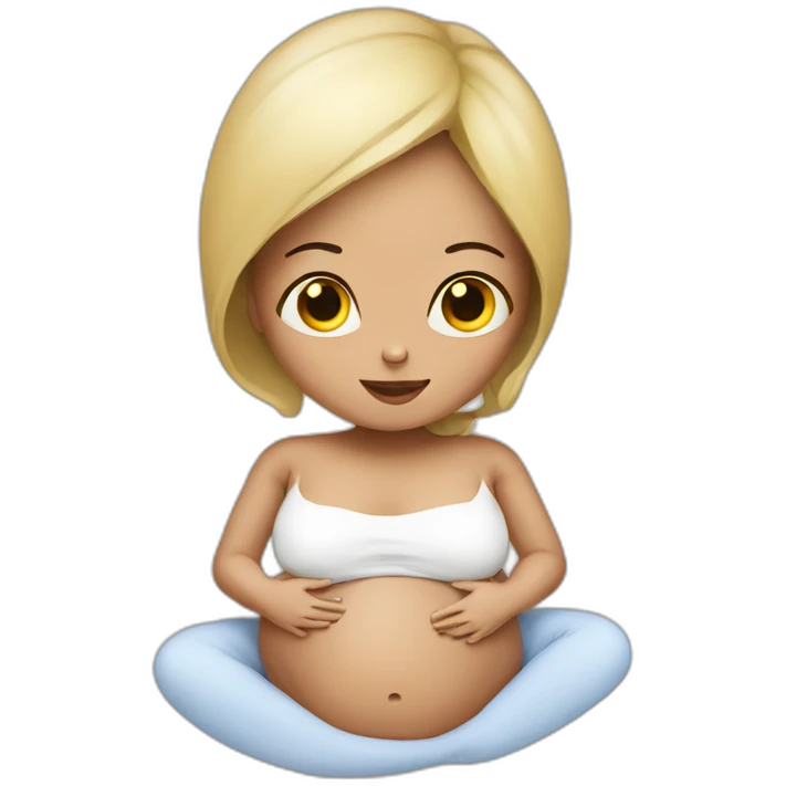 Pregnant dummy emoji
