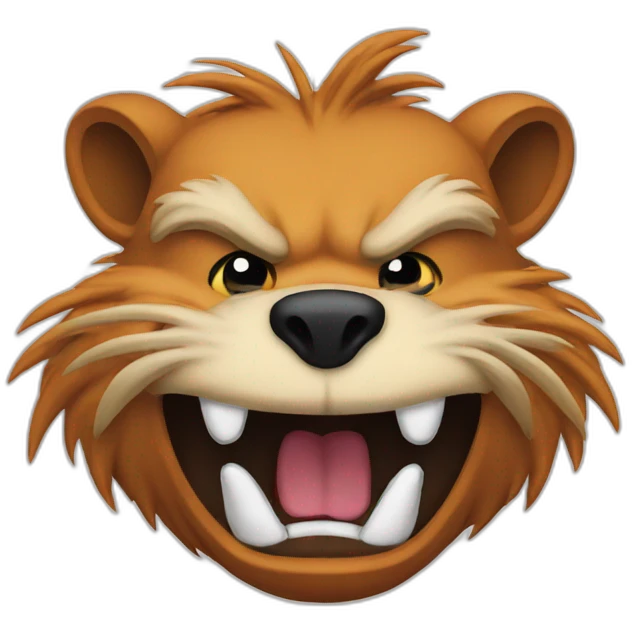 angry beavers logo emoji