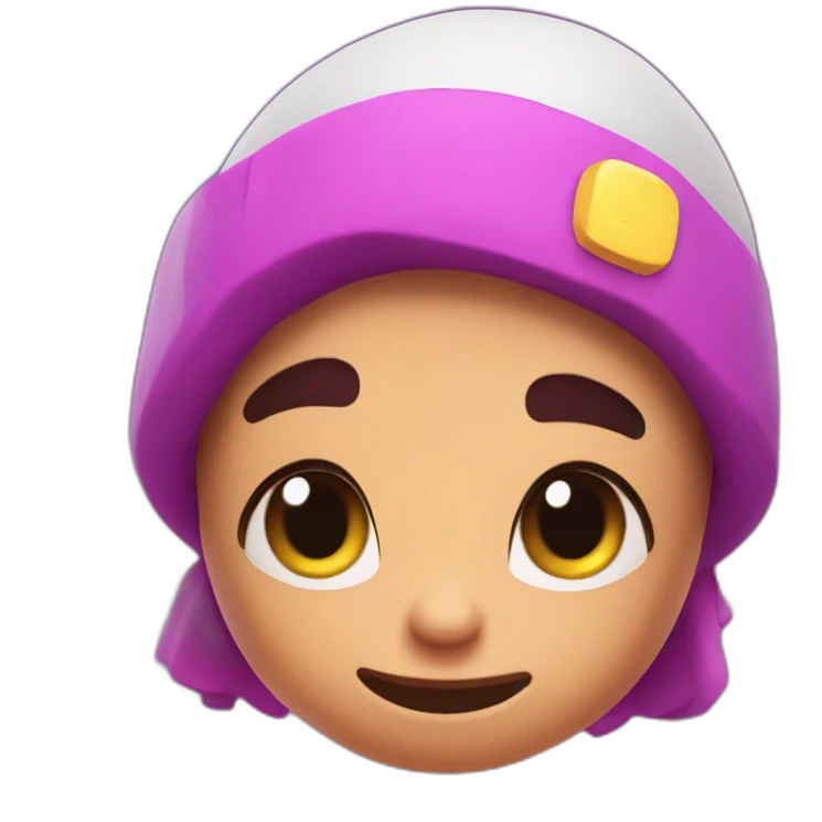 Shelly in Brawl stars emoji