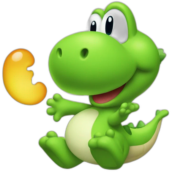 yoshi happy emoji
