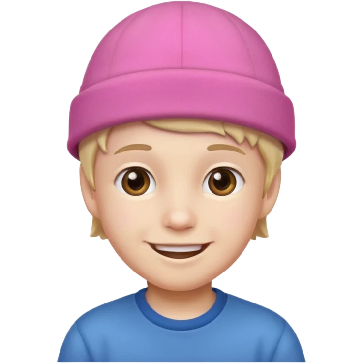 pink hat boy emoji