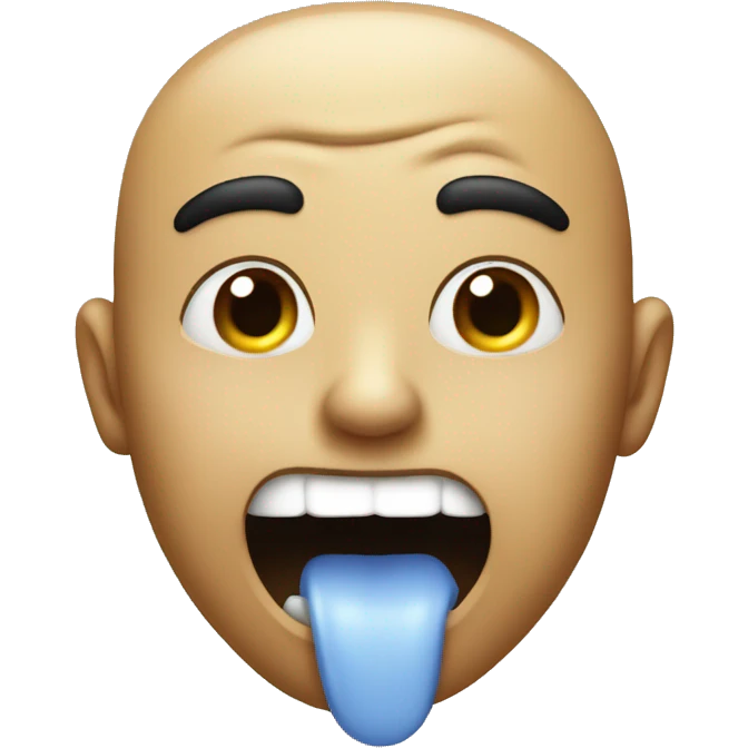 Salivating face emoji