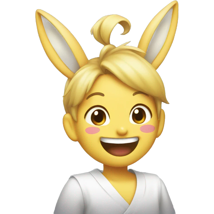 Chiikawa usagi laughing  emoji