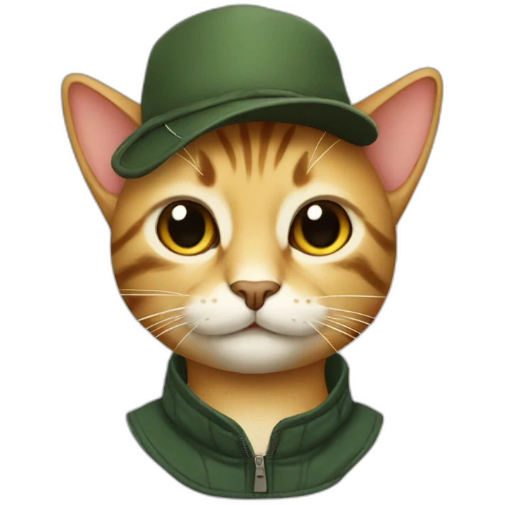 Cat hat emoji