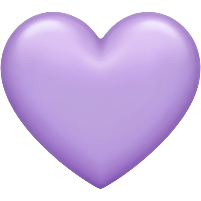 Pastel Purple Heart emoji