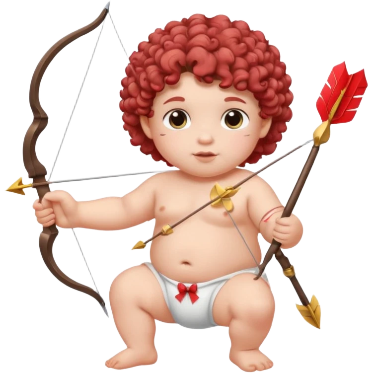 cupid as white baby emoji