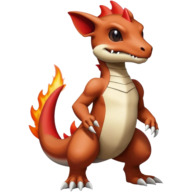 Cubone-Marowak-Charmeleon-Fakémon-creature (full body) emoji