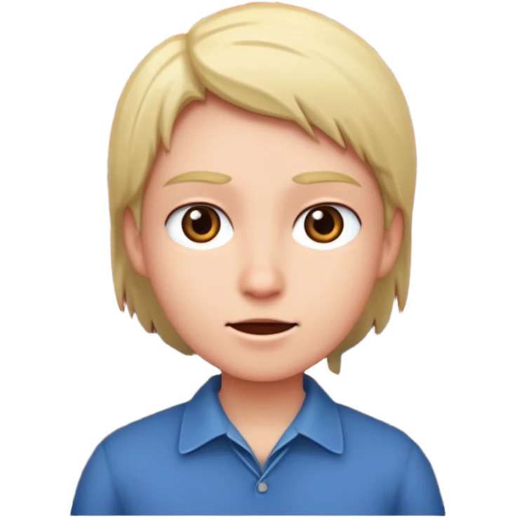 Someone talking to a brick wall emoji