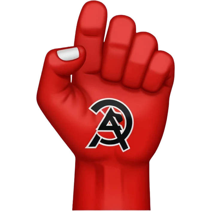 Drapeau antifa emoji