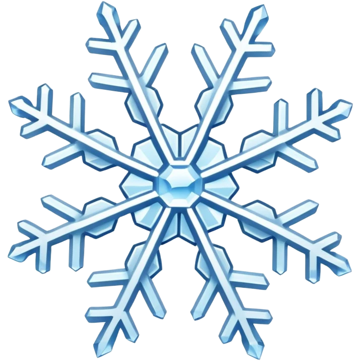 ice snowflake element emoji
