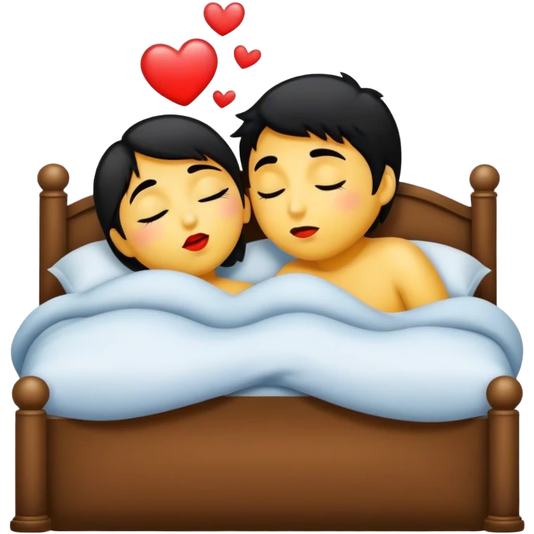 Kiss goodnight emoji