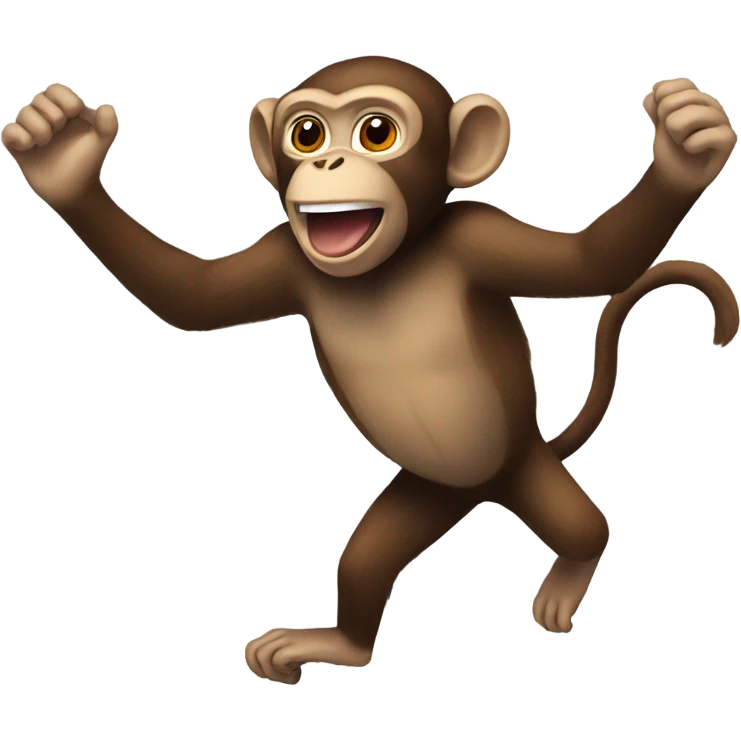 monkey flying emoji