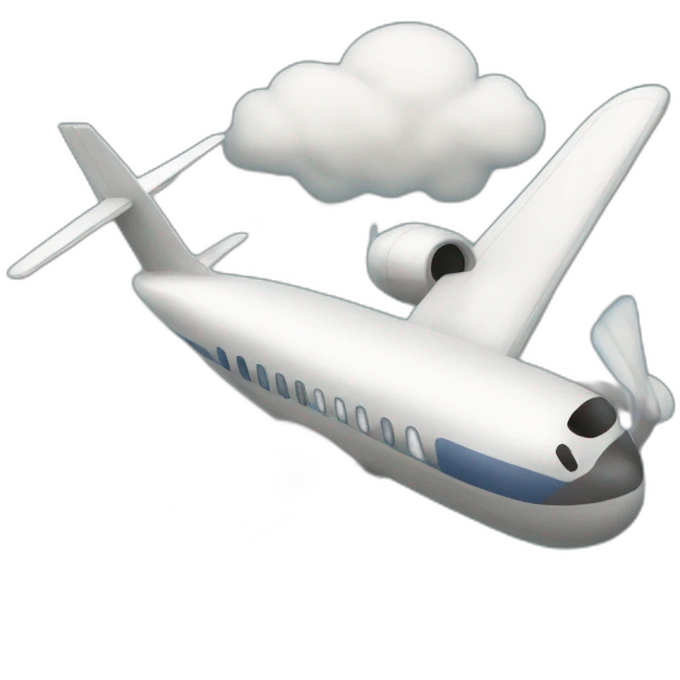 Avion volando gif emoji