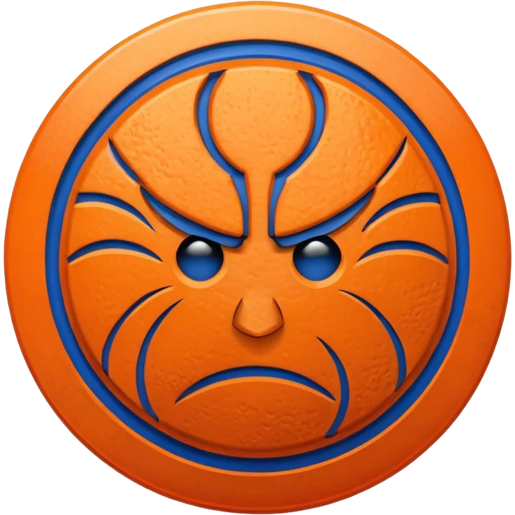 Frown icon new york knicks emoji