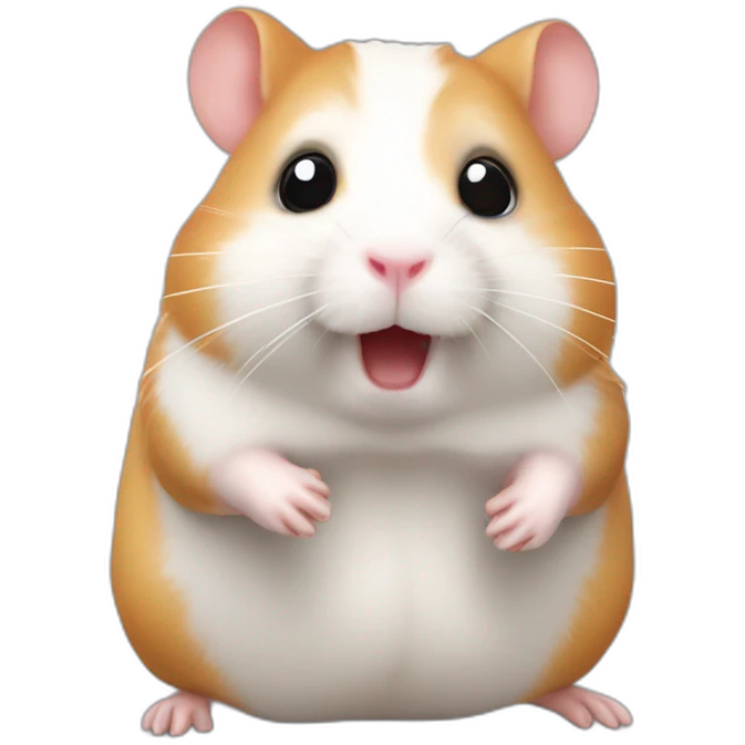 Hamster qui cours emoji