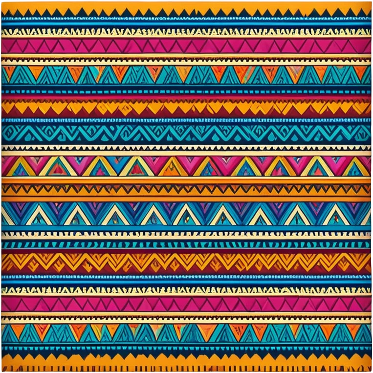 Guatemalan textile pattern emoji