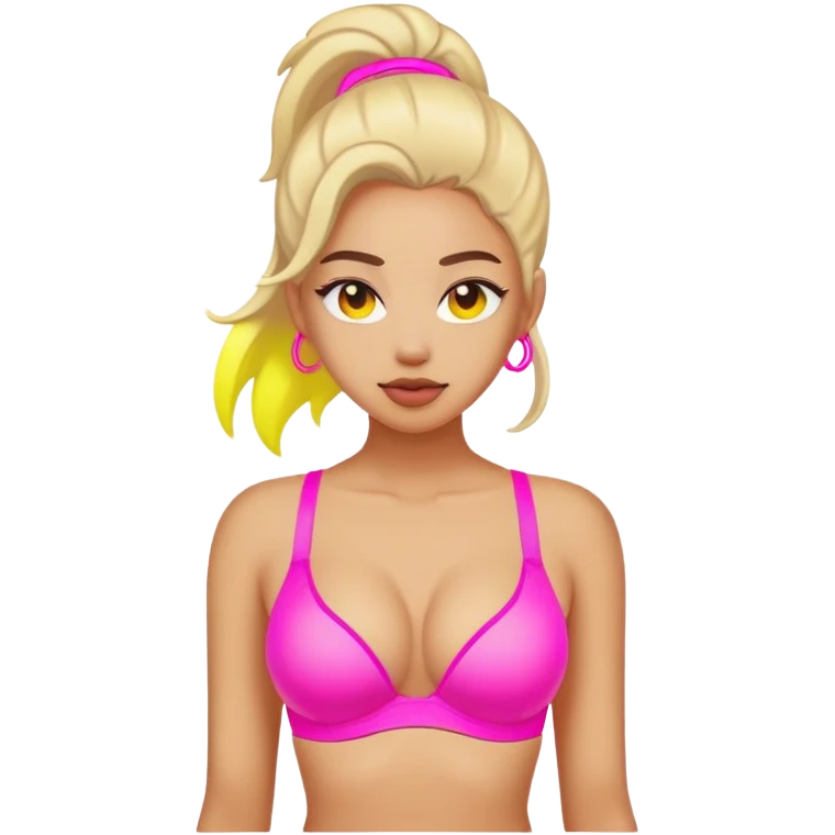 neon bra emoji