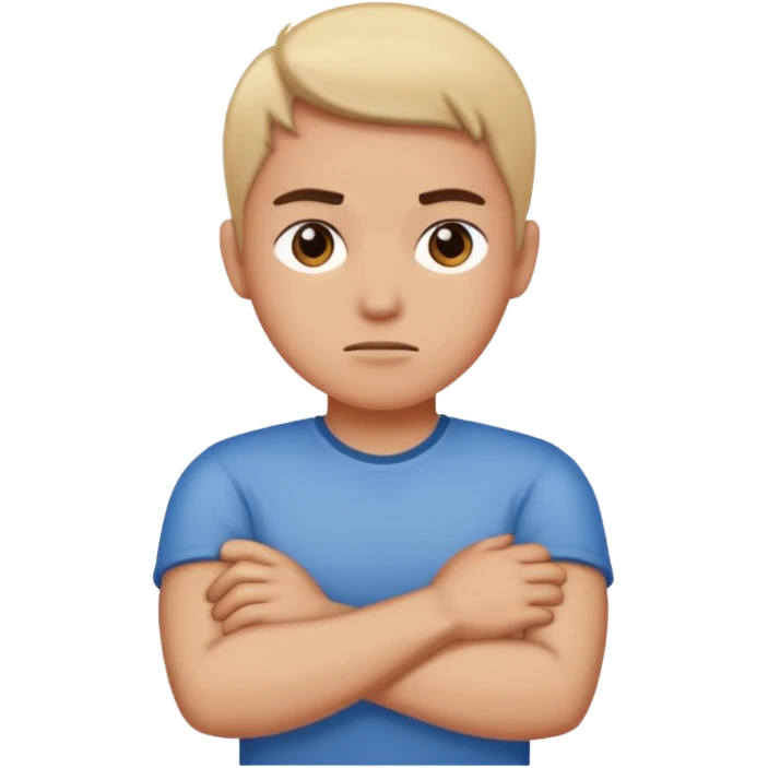 Mad crossing arms  emoji