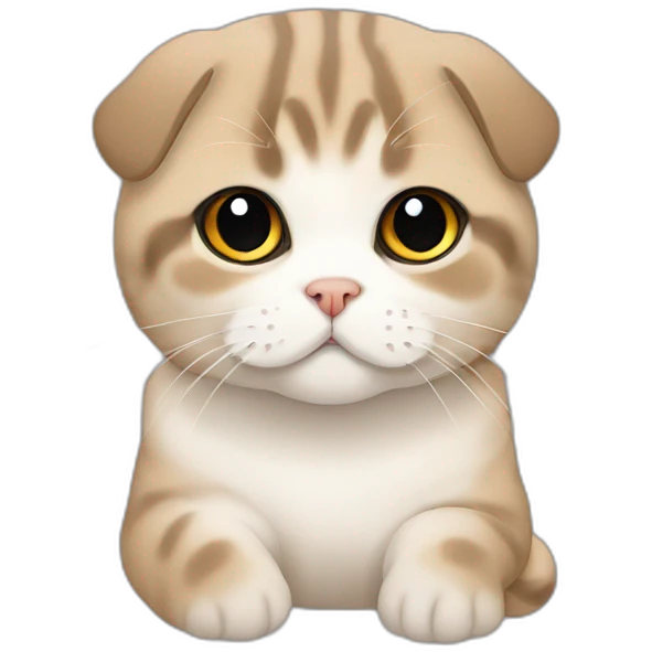 Scottish fold emoji