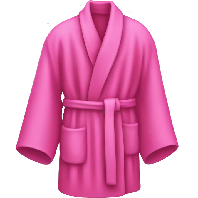 Pink robe  emoji
