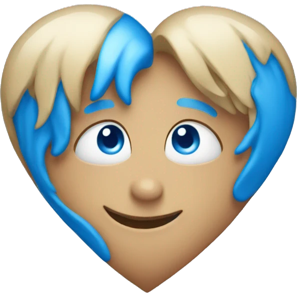 Blue heart  emoji