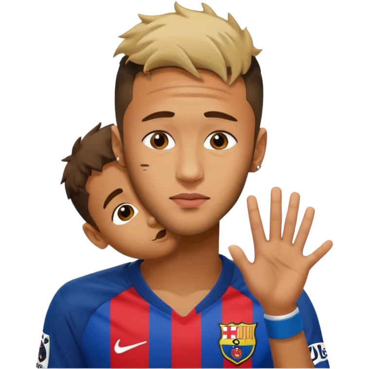Neymar kiss emoji