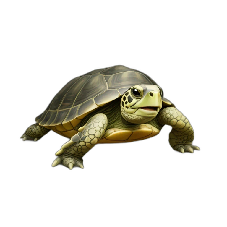 Tortue sur emoji