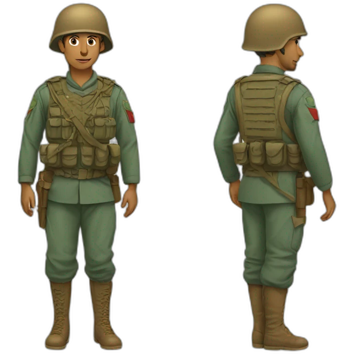 Soldat marocain emoji