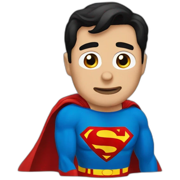 Emojis de superman emoji
