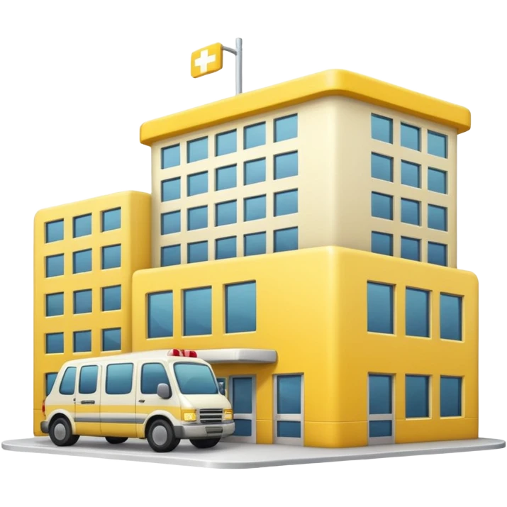 yellow hospital emoji