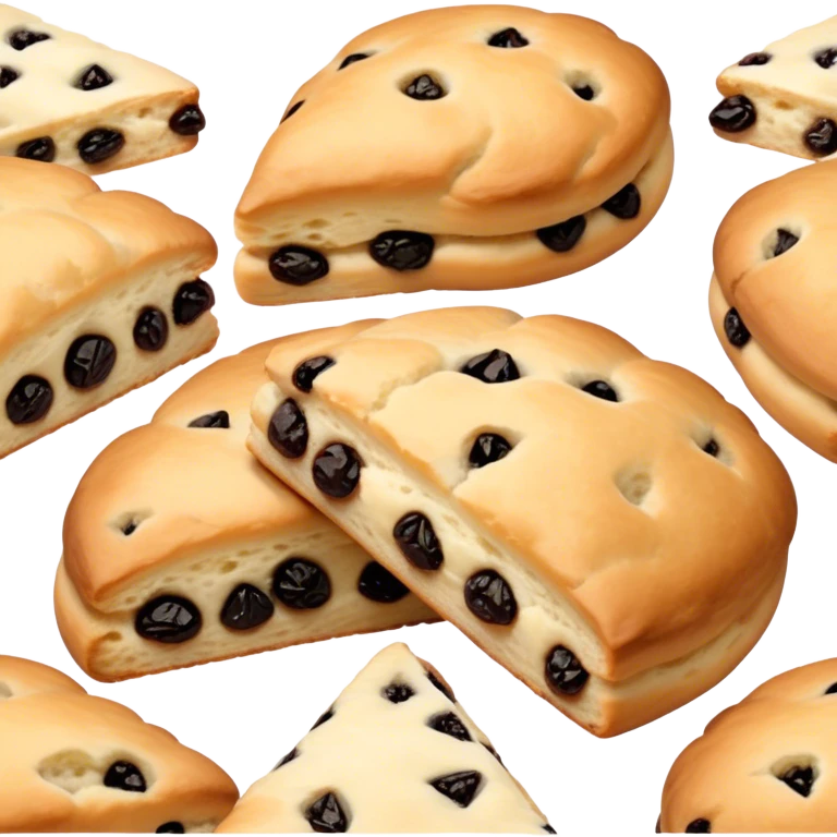 Scones with raisins  emoji