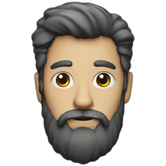 bearded freremason wearing black tax emoji