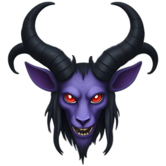 Goth Baphomet emoji