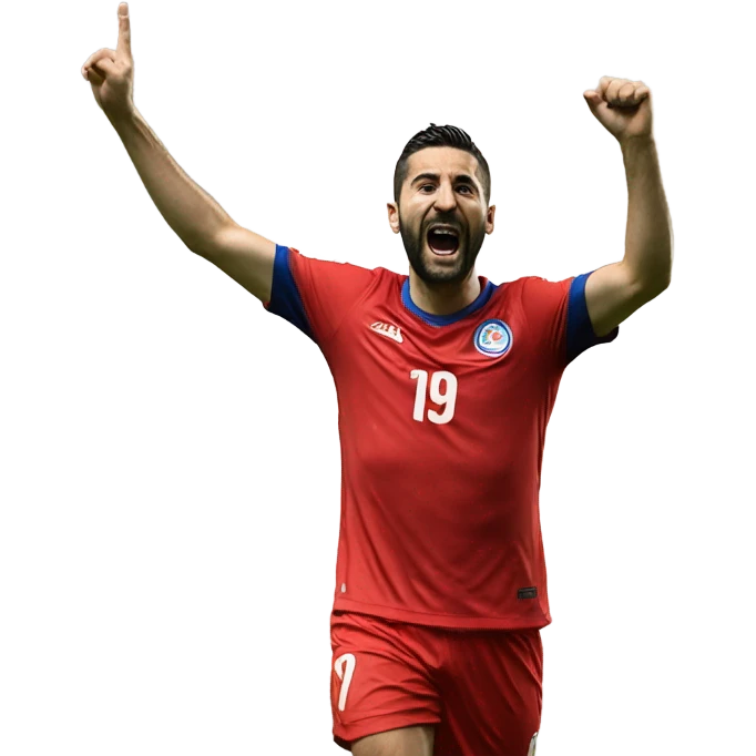 I'm honing a description of Arda Güler's goal celebration, noting his right hand on his chest and his left hand raised, mirroring the specified gesture. This aligns perfectly with known details. emoji