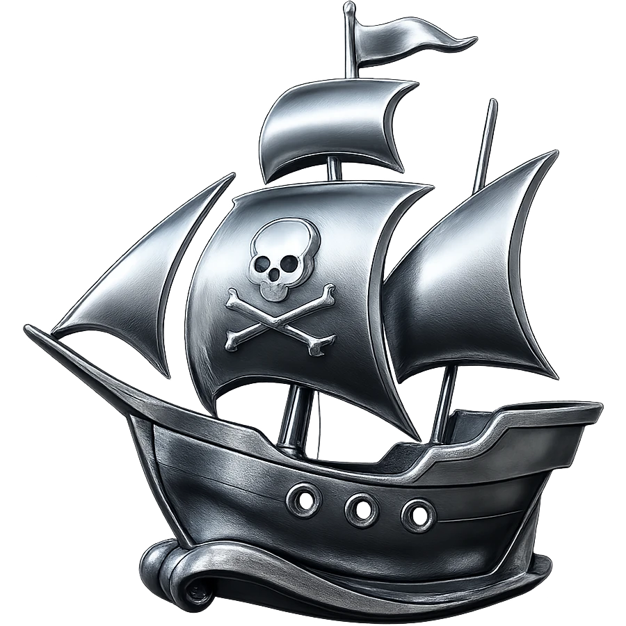 pirate ship emoji