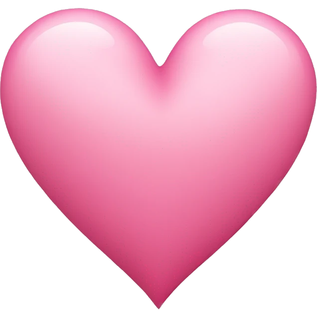 beautiful pink heart  emoji