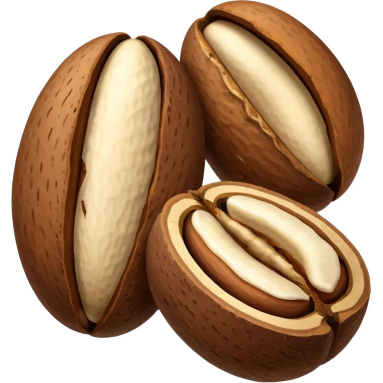 two brazil nuts emoji