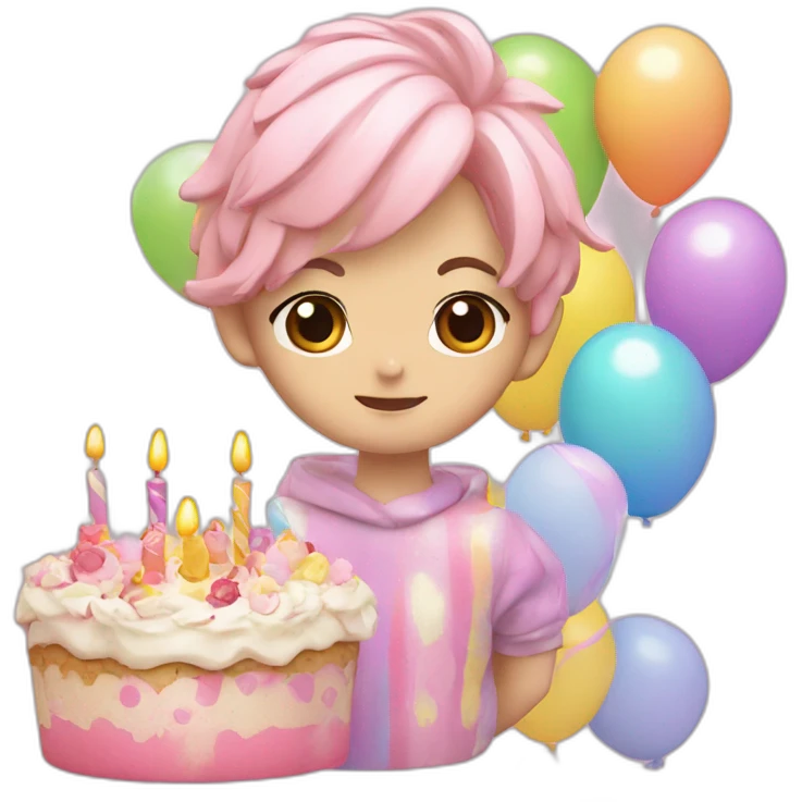 Pastel cumpleaños 66 emoji