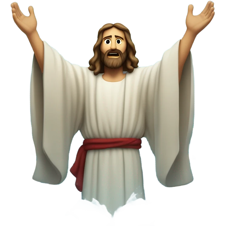 Jesus parting red sea emoji